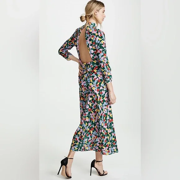 RIXO Lucy dress in silk size small - Picture 3 of 6